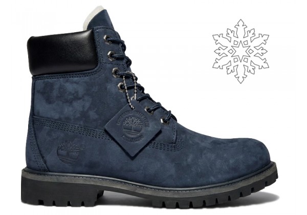 Ботинки Timberland Classic 6-Inch Nubuc Dark Blue Black