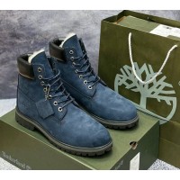 Ботинки Timberland Classic 6-Inch Nubuc Dark Blue Black