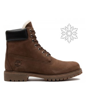 Ботинки Timberland Premium 6-Inch Waterproof Brown Black
