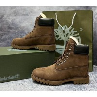Ботинки Timberland Premium 6-Inch Waterproof Brown Black
