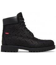 Ботинки Timberland Supreme x 6 Inch Premium Waterproof Boot Embossed Diamond Plate Black