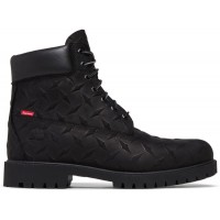 Ботинки Timberland Supreme x 6 Inch Premium Waterproof Boot Embossed Diamond Plate Black