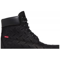 Ботинки Timberland Supreme x 6 Inch Premium Waterproof Boot Embossed Diamond Plate Black