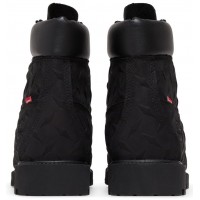 Ботинки Timberland Supreme x 6 Inch Premium Waterproof Boot Embossed Diamond Plate Black
