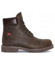 Ботинки Timberland Supreme x 6 Inch Premium Waterproof Boot Embossed Diamond Plate Brown