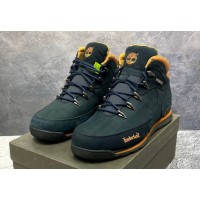 Полуботинки Timberland Euro Sprint 2 Hiker Green Blue Sand с мехом