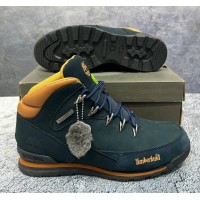 Полуботинки Timberland Euro Sprint 2 Hiker Green Blue Sand с мехом