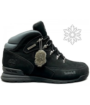 Полуботинки Timberland Euro Sprint 2 Black с мехом