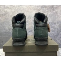 Полуботинки Timberland Euro Sprint 2 Hiker Deep Green Black с мехом