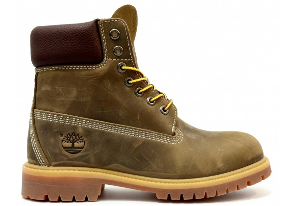 Ботинки Timberland Premium 6-Inch Waterproof Olive Green Brown