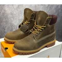 Ботинки Timberland Premium 6-Inch Waterproof Olive Green Brown