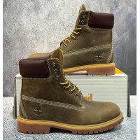 Ботинки Timberland Premium 6-Inch Waterproof Olive Green Brown
