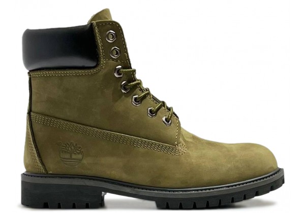 Ботинки Timberland 6 Inch Premium Olive Nubuc