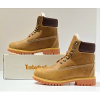 Ботинки Timberland 6 Inch Premium Waterproof Wheat Rust Brown Nubuc