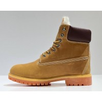Ботинки Timberland 6 Inch Premium Waterproof Wheat Rust Brown Nubuc