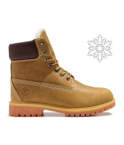 Ботинки Timberland 6 Inch Premium Waterproof Wheat Rust Brown Nubuc