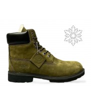 Ботинки Timberland 6 Inch Premium Waterproof Olive Nubuc