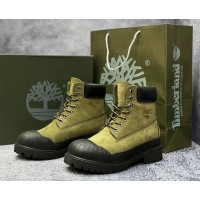 Ботинки Timberland 6 Waterproof x Bee Line Rubber Toe Olive Black