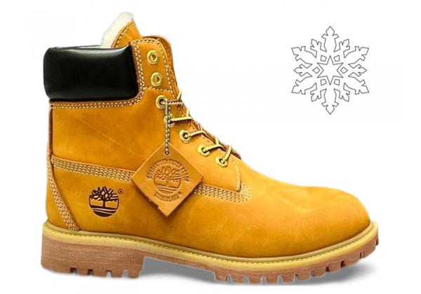 Ботинки Timberland 6 Inch Premium Waterproof Wheat Nubuc Rust