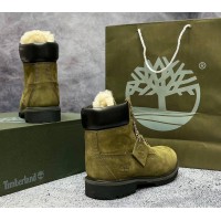 Ботинки Timberland 6 Inch Premium Waterproof Olive Nubuc