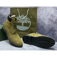 Ботинки Timberland 6 Inch Premium Waterproof Olive Nubuc