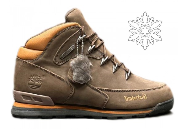 Полуботинки Timberland Euro Sprint 2 Light Brown с мехом