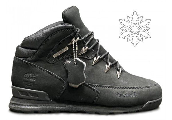 Полуботинки Timberland Euro Sprint 2 Black с мехом