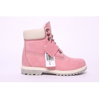 Timberland ботинки 10061 розовые зимние с мехом (36-41)