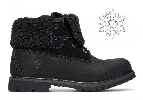 Timberland ботинки Authentics Teddy Fleece черные