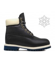 Ботинки Timberland 17061 Leather Navy White зимние