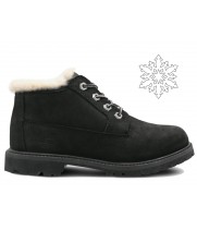 Обувь Timberland Classic Mini черные зимние с мехом (41-46)