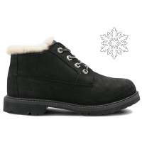 Обувь Timberland Classic Mini черные зимние с мехом (41-46)