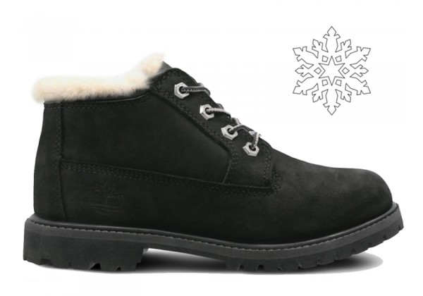 Обувь Timberland Classic Mini черные зимние с мехом (41-46)