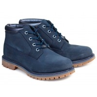 Обувь Timberland Classic Mini синие зимние с мехом (41-46)