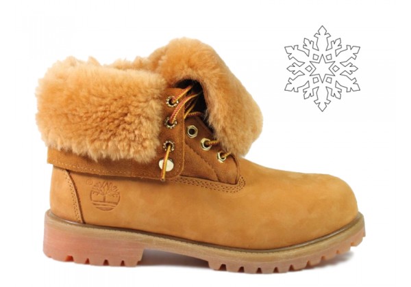 Ботинки Timberland Teddy Albina желтые зимние с мехом (36-41)