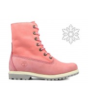 Ботинки Тимберленд Teddy Fleece Pink розовые (36-41)