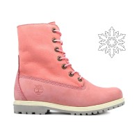 Ботинки Тимберленд Teddy Fleece Pink розовые (36-41)