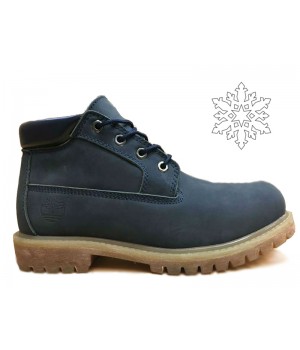 Обувь Timberland Classic Mini синие зимние с мехом (41-46)