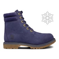 Ботинки Timberland 6 Inch Blue с мехом