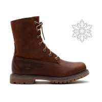 Ботинки женские Timberland Teddy Fleece Coffee Коричневые (36-41)