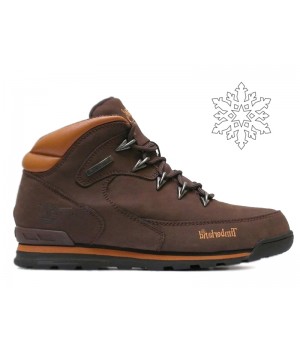 Полуботинки Timberland Euro Sprint 2 Brown с мехом