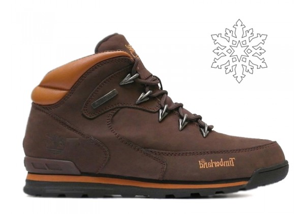 Полуботинки Timberland Euro Sprint 2 Brown с мехом