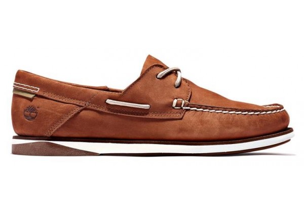 Топсайдеры Timberland Atlantis Break Boat Shoe мужские светло-коричневые