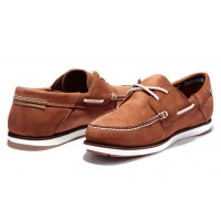 Топсайдеры Timberland Atlantis Break Boat Shoe мужские светло-коричневые