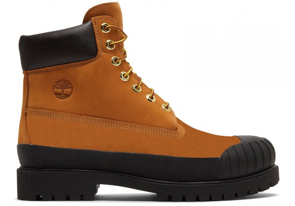 Ботинки Timberland 6" Premium Boot Rubber Toe Wheat Black