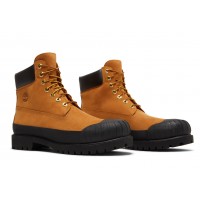 Ботинки Timberland 6" Premium Boot Rubber Toe Wheat Black