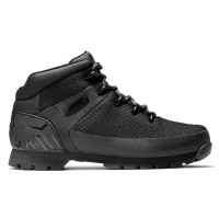 Timberland Euro Sprint Hiker Mid Mountain Boots Black