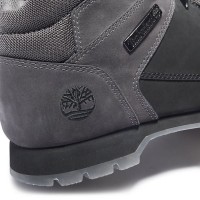 Timberland Euro Sprint Mid Hiker Mountain Boots Black Grey Nubuck