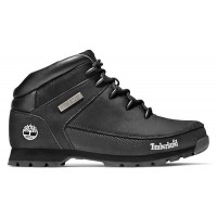 Timberland Euro Sprint Mid Hiker Mountain Boots Black Grey