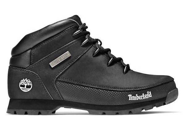 Timberland Euro Sprint Mid Hiker Mountain Boots Black Grey